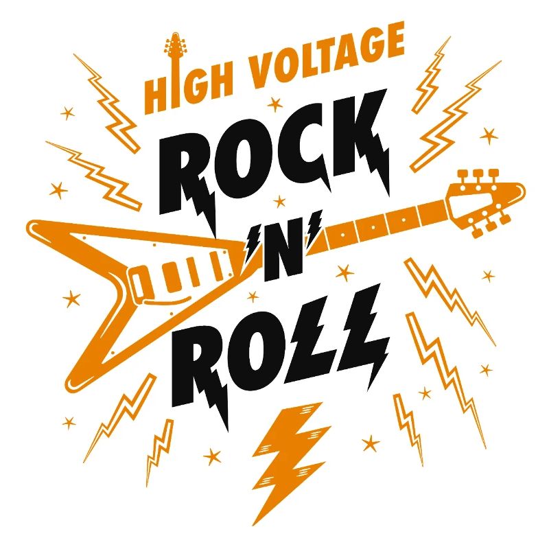 High Voltage Rock N Roll Guitar