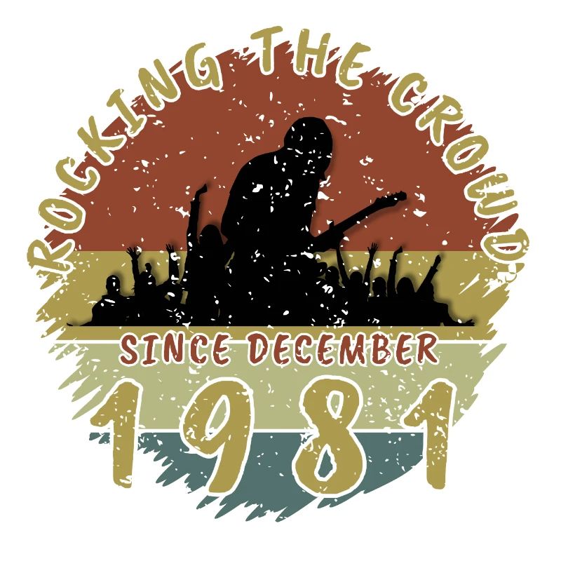 44th Birthday Rocking the crowd GIT 12/1981