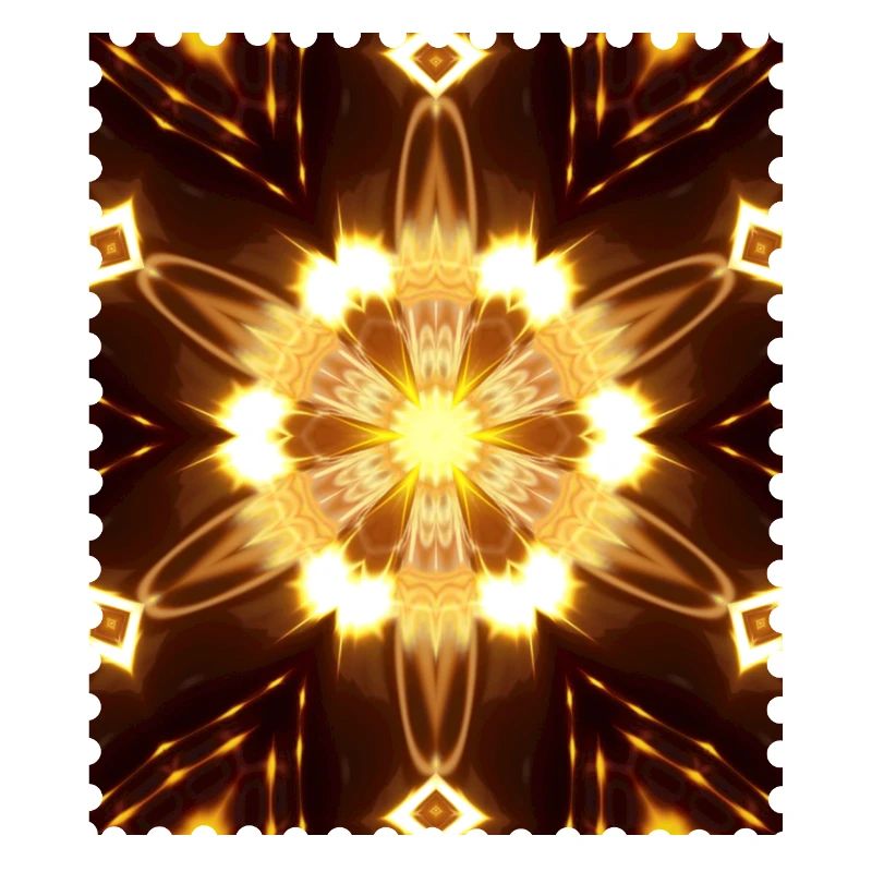 Fiery Mandala Light Play