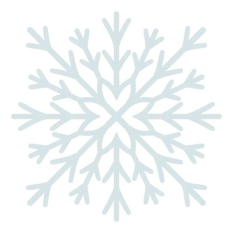 Frostiger Schneeflockenglanz