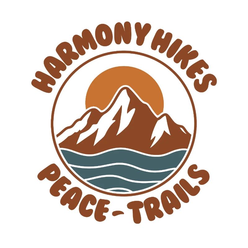 Harmonious Hike Mountain Design Retro