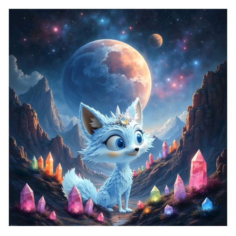 Celestial Crucible Blue Fox