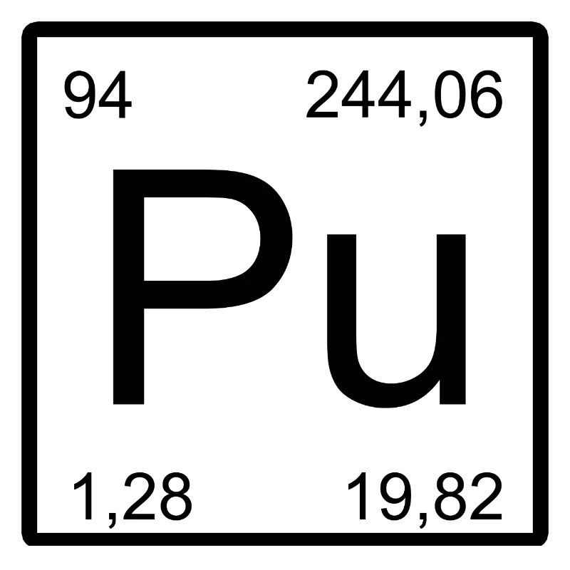 Conception de l’élément de plutonium Pu