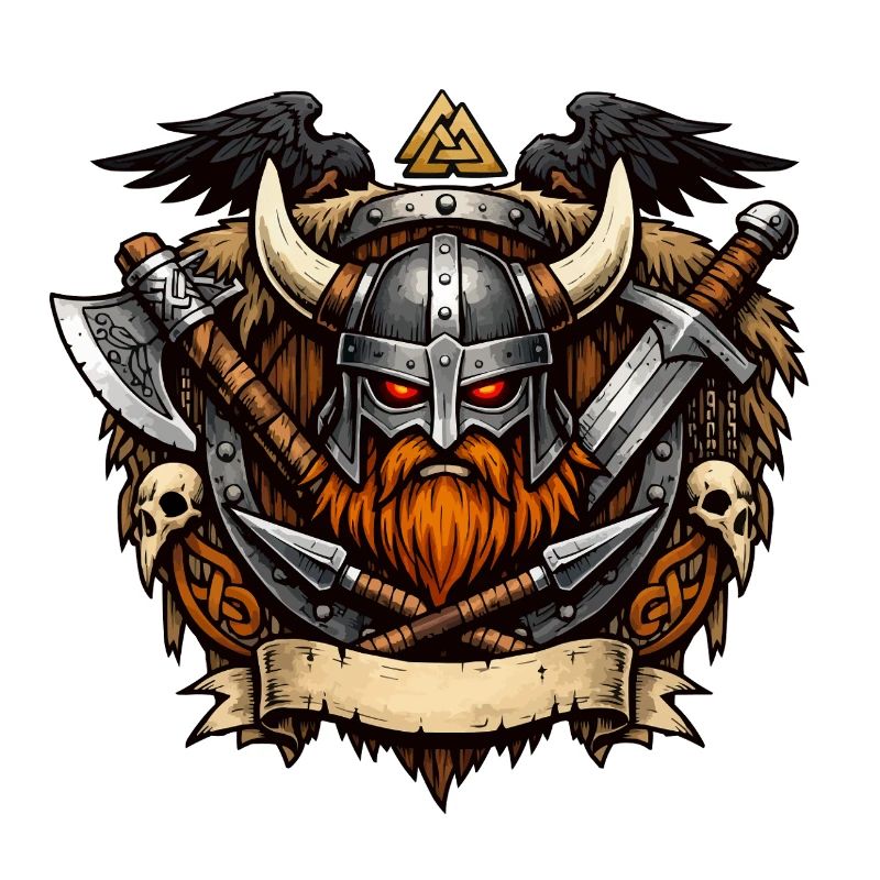 Wikinger Krieger Helm