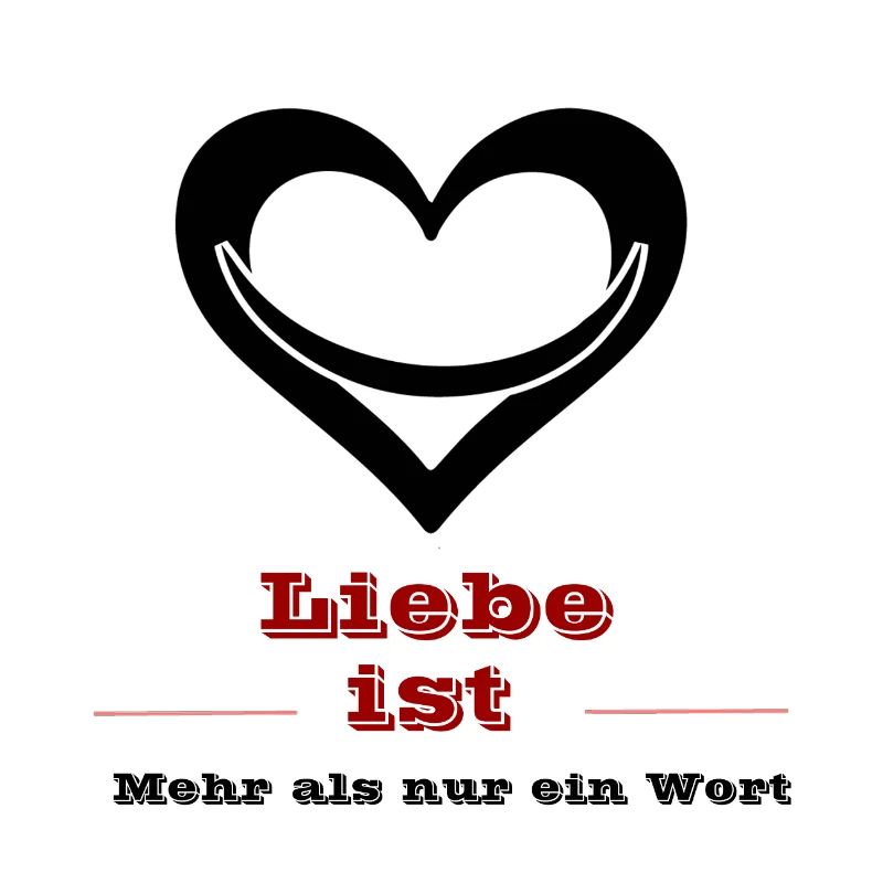 L’amour est rouge Rétro Typographe
