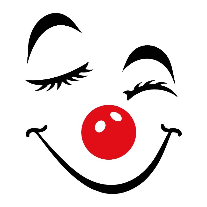Carnaval du visage de clown joyeux Carnaval Carnaval