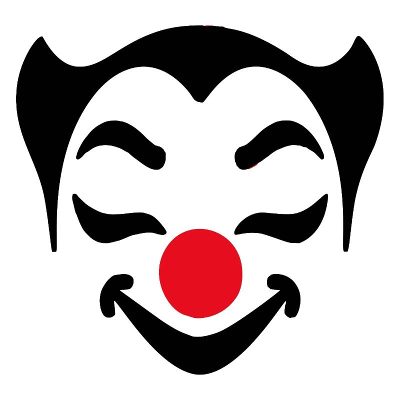 Carnaval du visage de clown joyeux Carnaval Carnaval