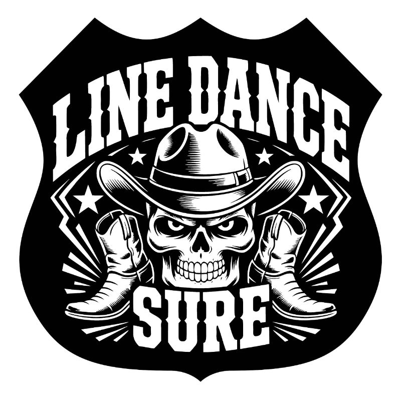 Line Dance Skull Western