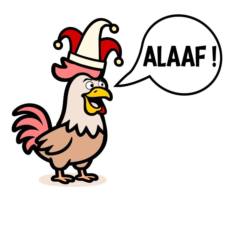Poules Alaaf - Chapeau de carnaval