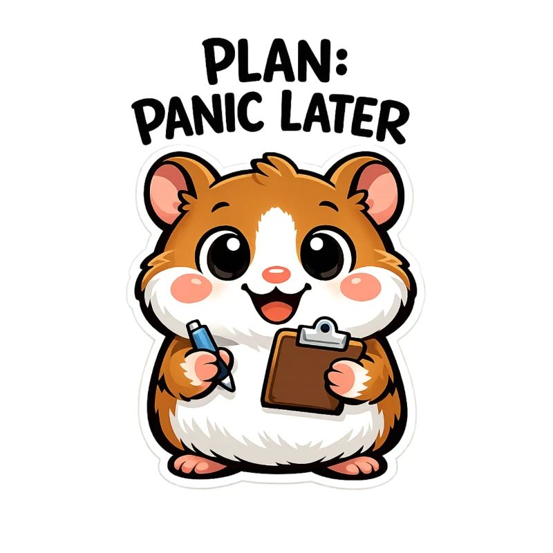 Plan : Hamster tardif paniqué