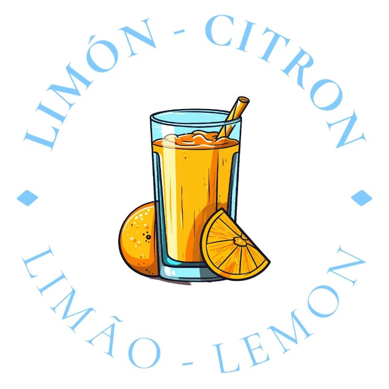 Lemonade Citrus Circle Logo