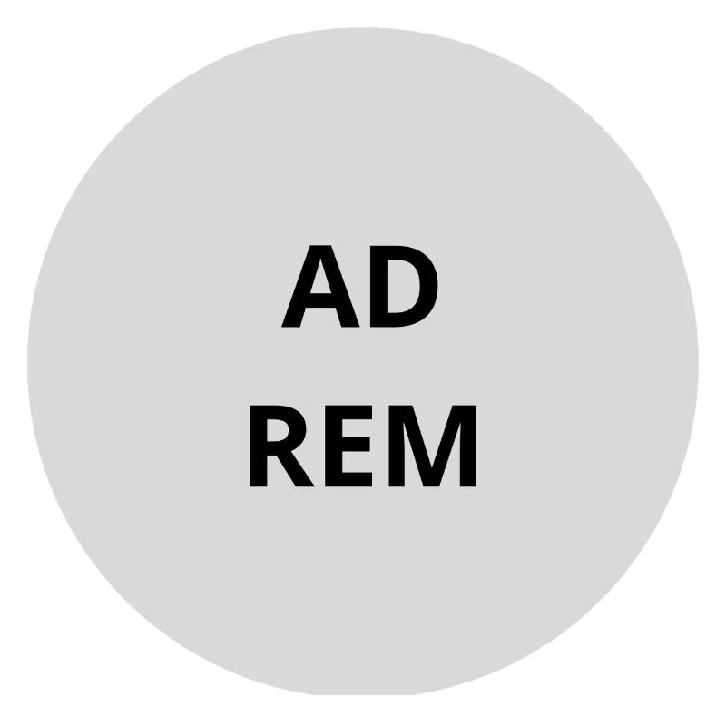 Gray Circle Emblem Text