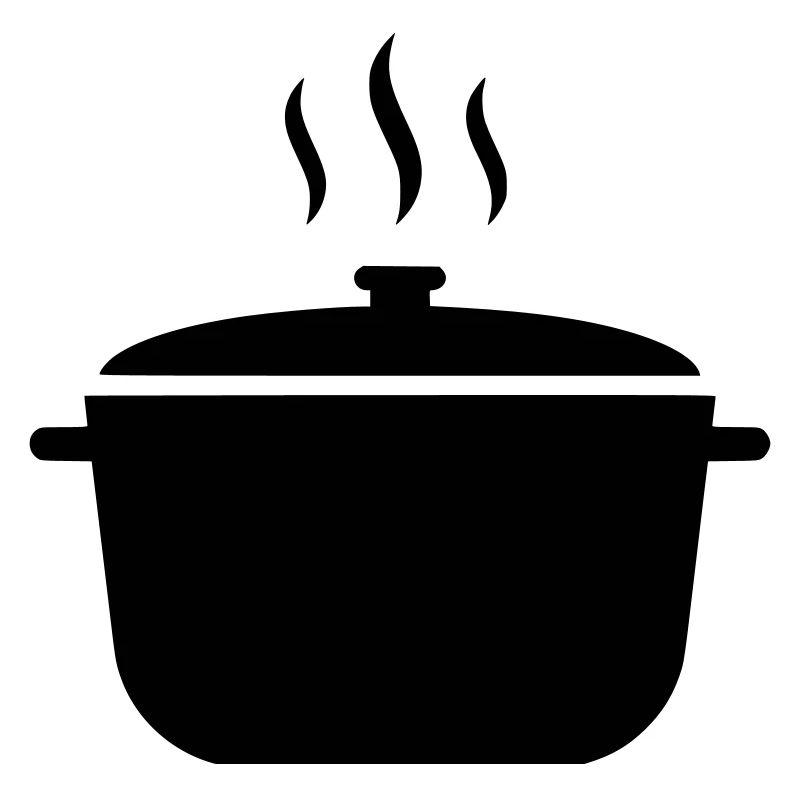 Kochtopf Suppe Dampf Icon