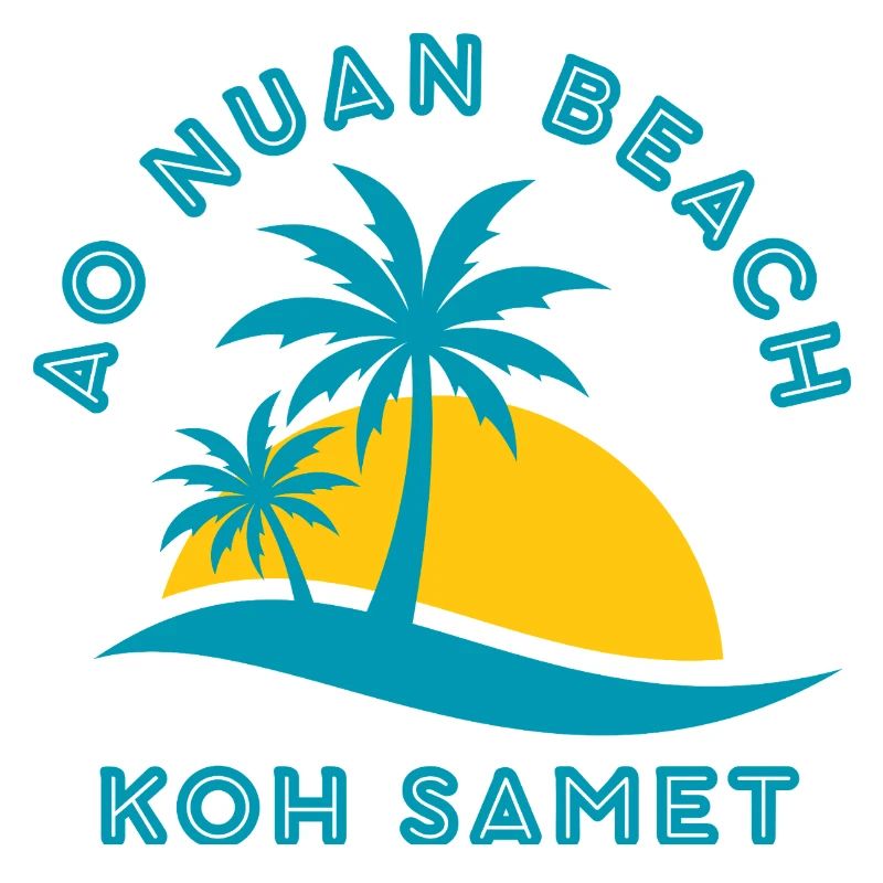 Coucher de soleil de Koh Samet Palm Beach