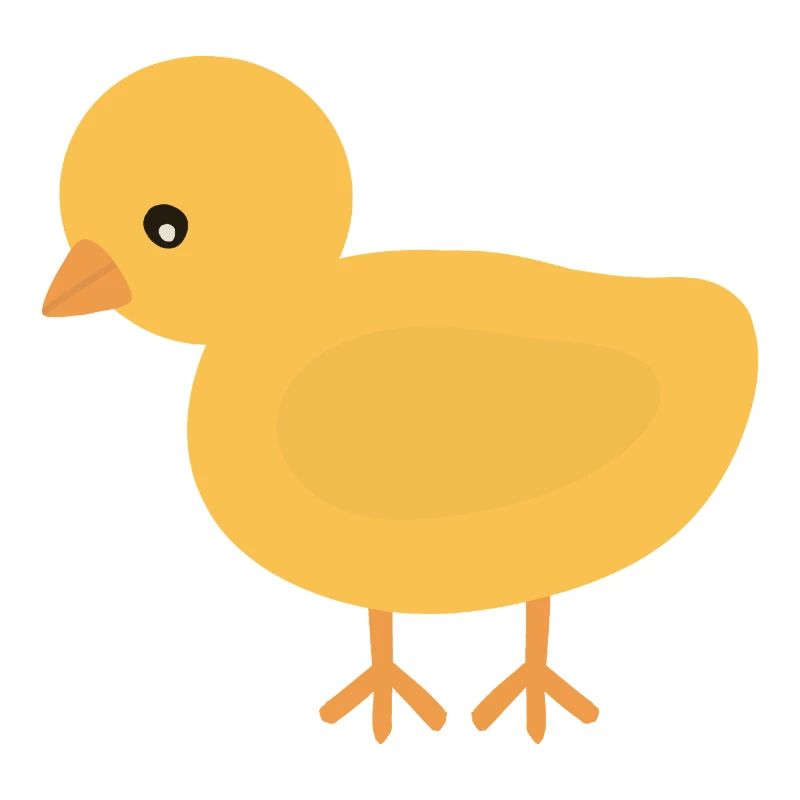 Sunny Chick Cartoon Tee