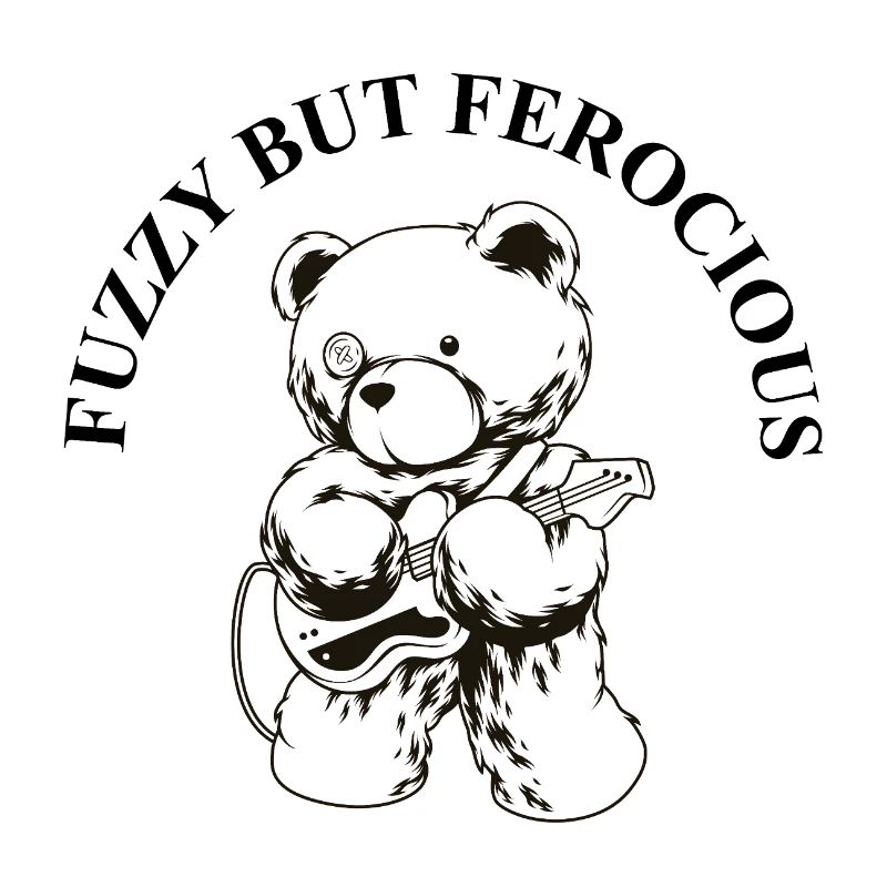 Fuzzy but Ferocious – Bear Rock Saying