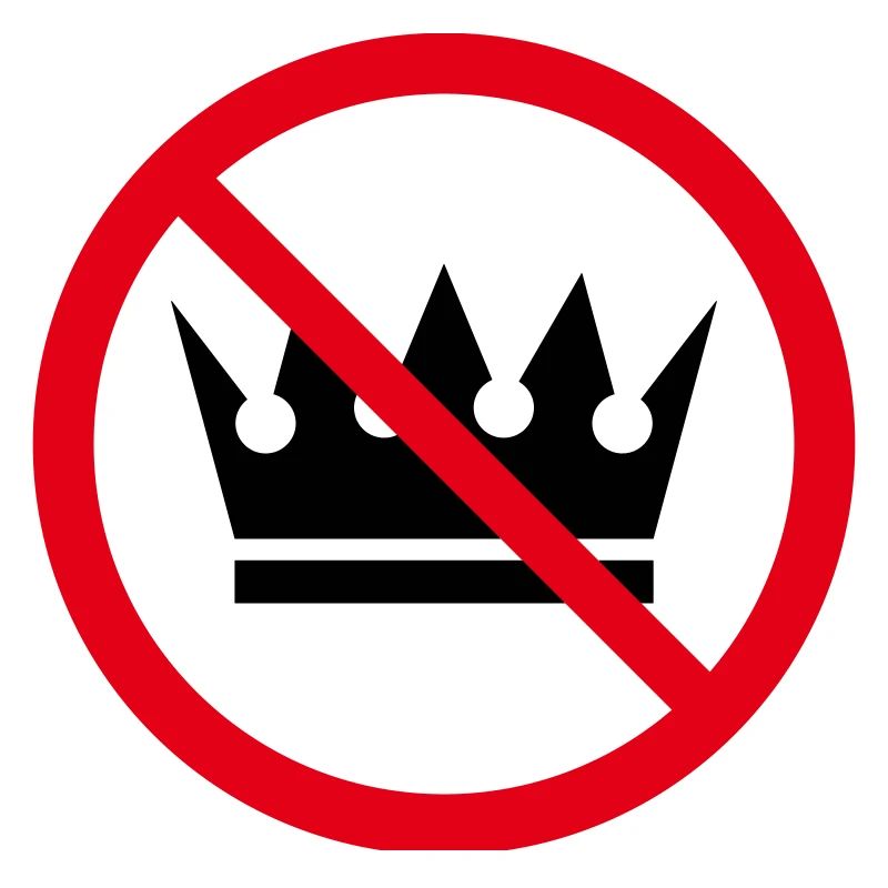 Pas de rois ! (Pancarte de protestation / POS 2C)