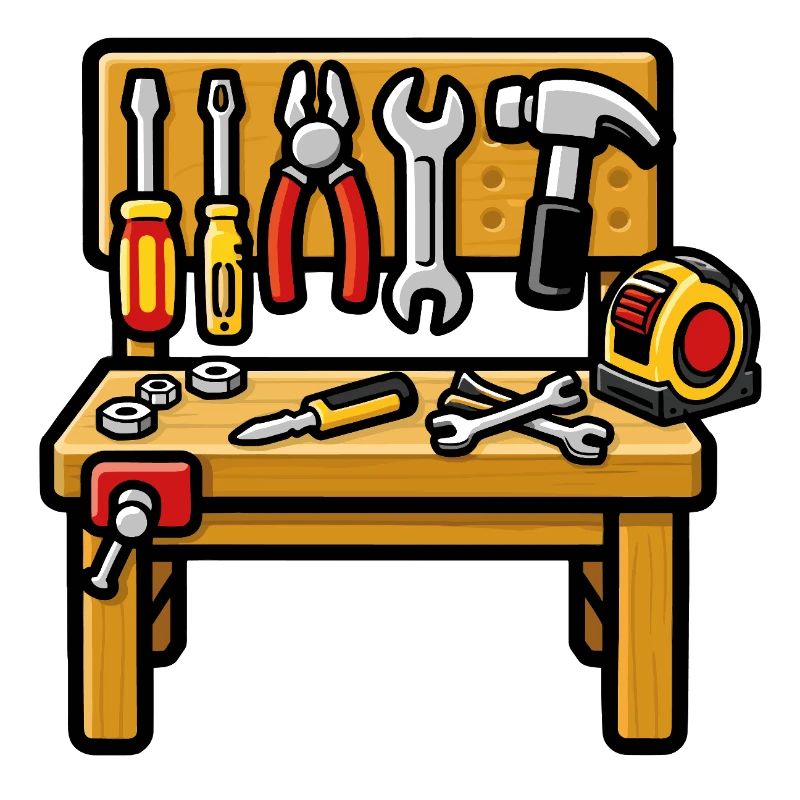 DIY workshop workbench