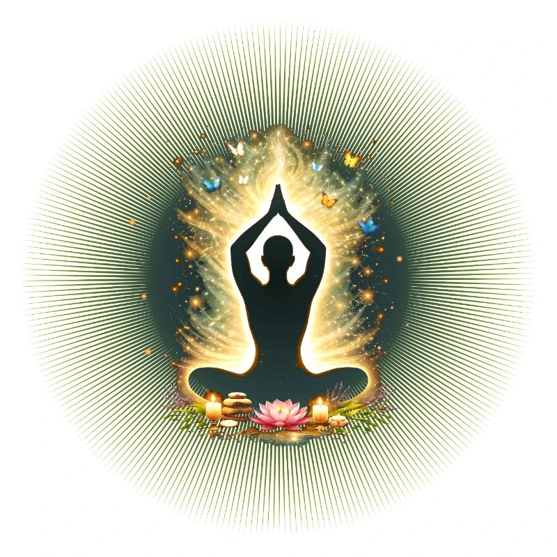 Conception de Mandala Énergétique de la Conscience de la Méditation