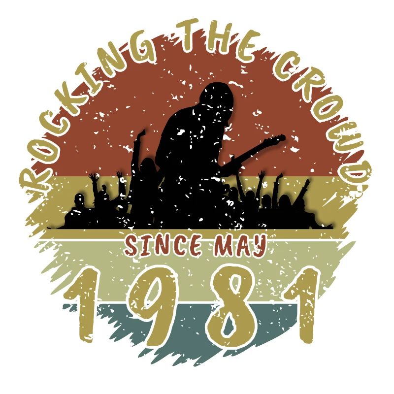 45th Birthday Rocking the crowd GIT 05/1981