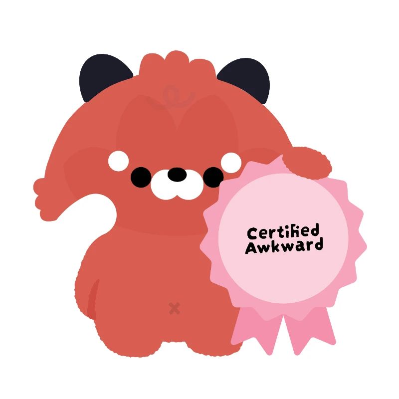 Certified Awkward Red Panda