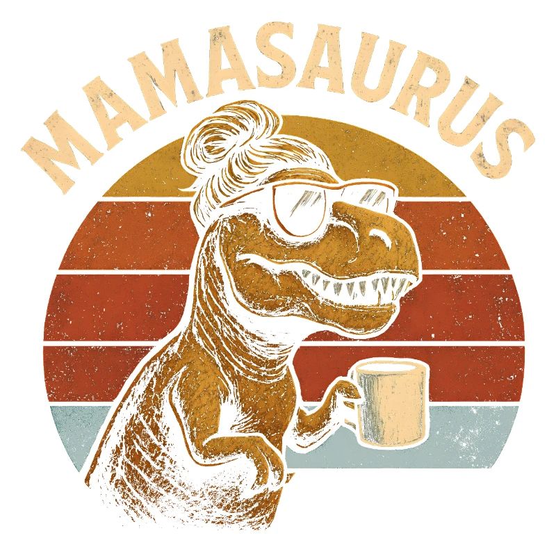 Mamasaurus Mama Mutter Geschenkidee Humor Lustig