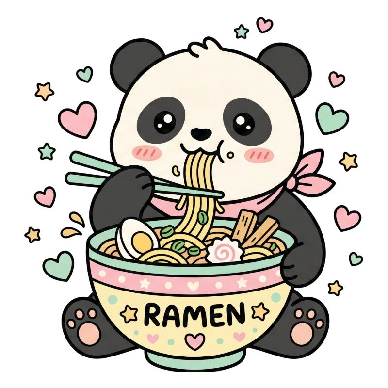 Kawaii Panda Ramen
