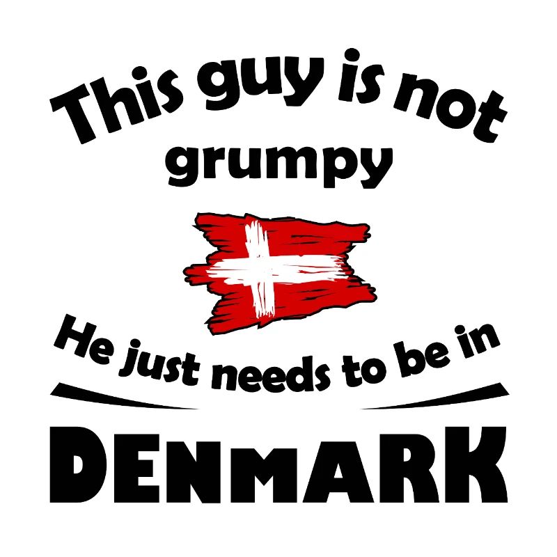 Drapeau du Danemark dans le style pinceau