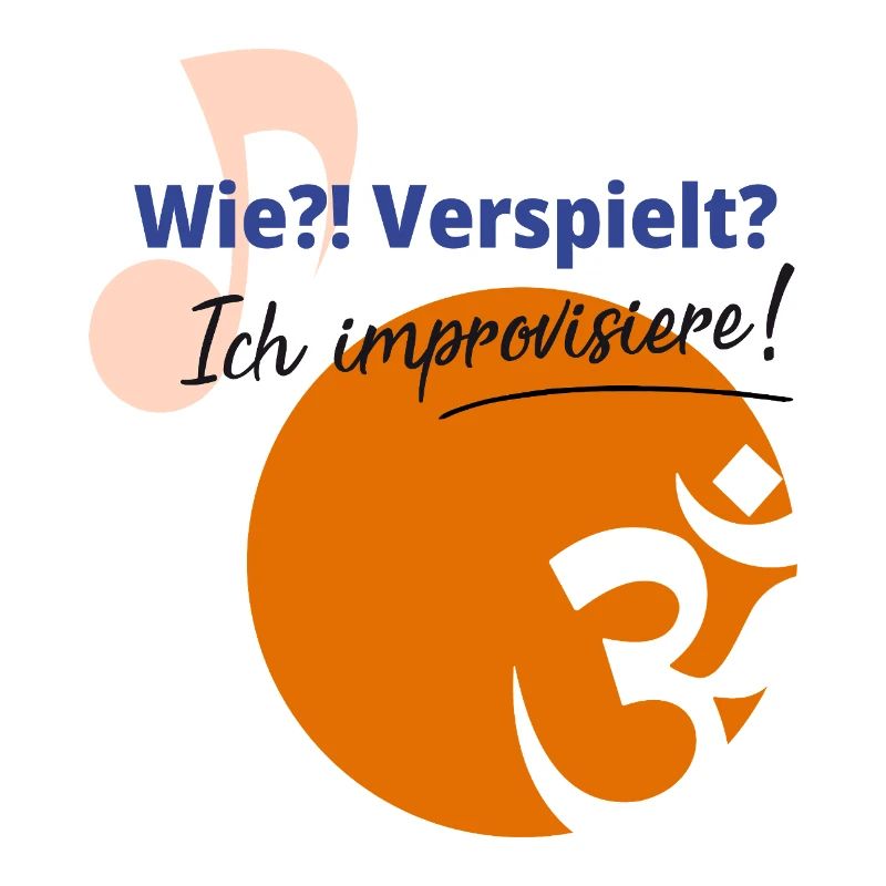 T-Shirt Design „Ich improvisiere!“