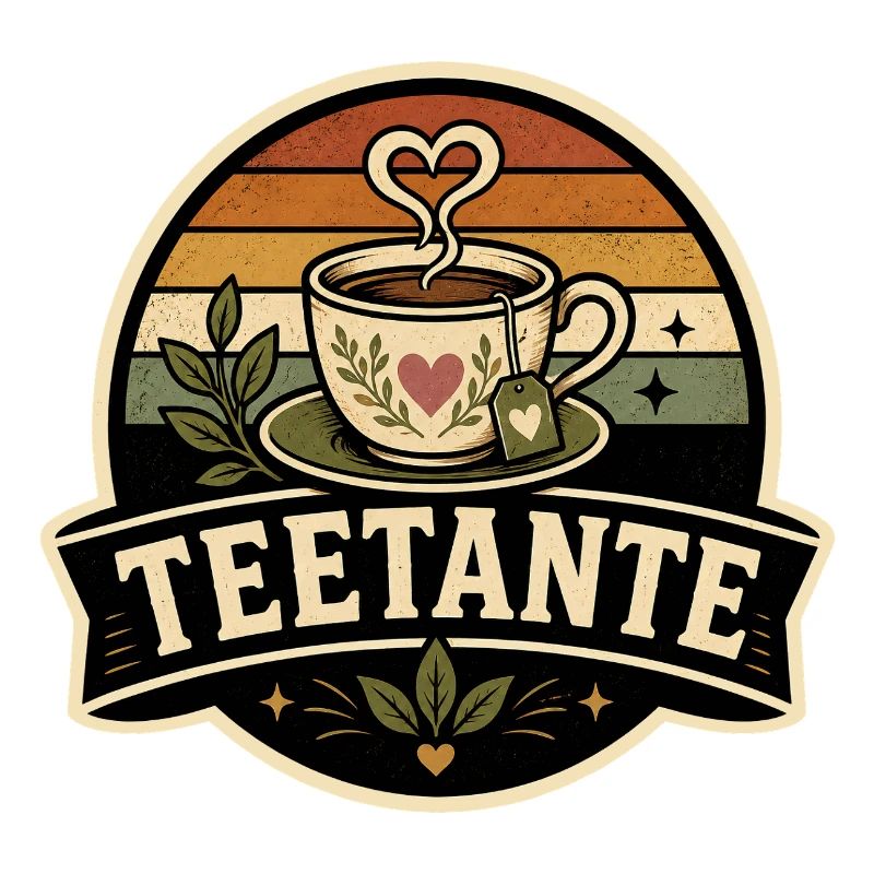 Tea Aunt Retro