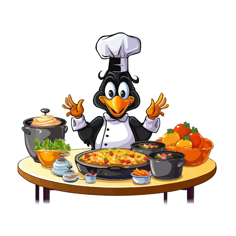 Kitchen Duck Chef Design