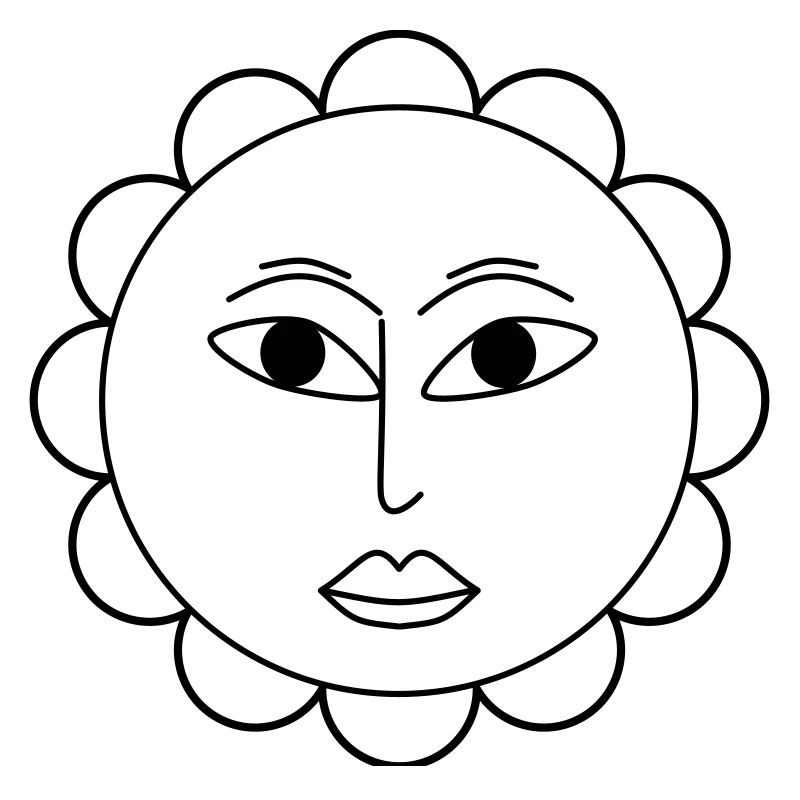 Schlichte Blume