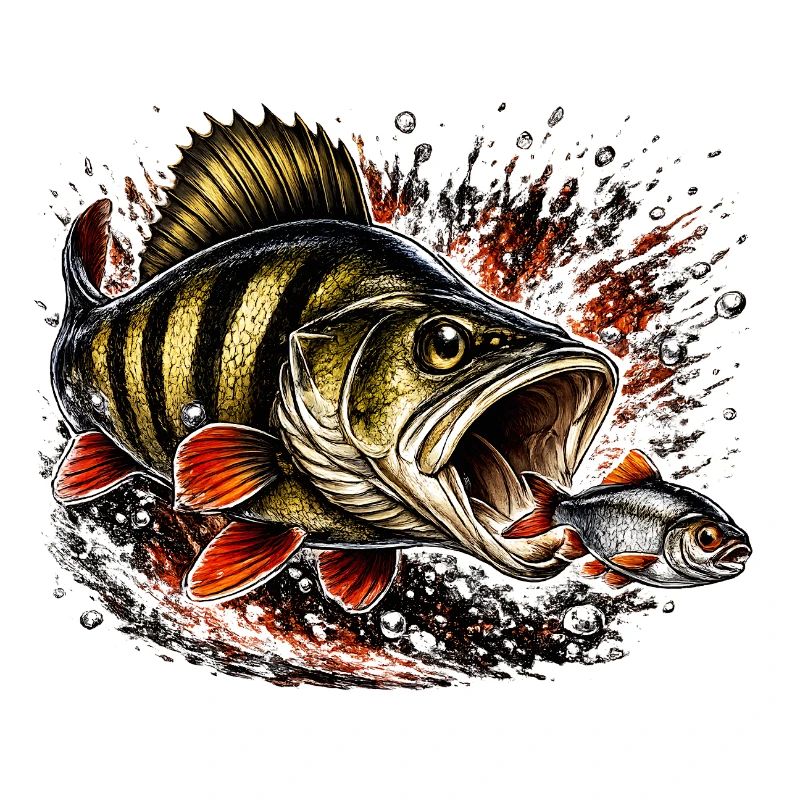 Conception de la pêche aux prédateurs de perchaudes explosives