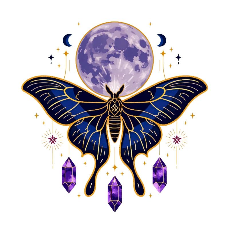 Mystical Celestial Tarot Card Aesthetic
