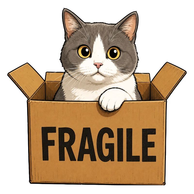 Cat in a box