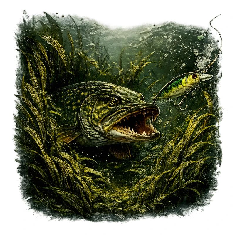 Conception de la pêche aux prédateurs en embuscade de brochets