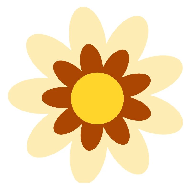 70s Flower Pattern Hippie Gift