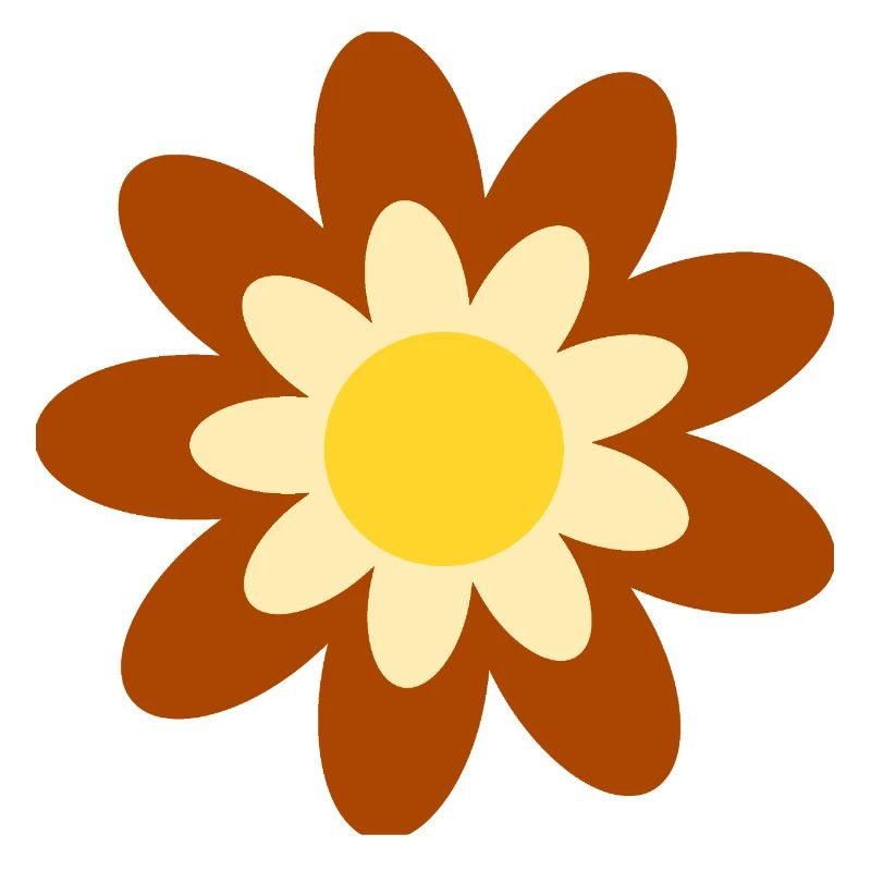 70s Flower Pattern Hippie Gift