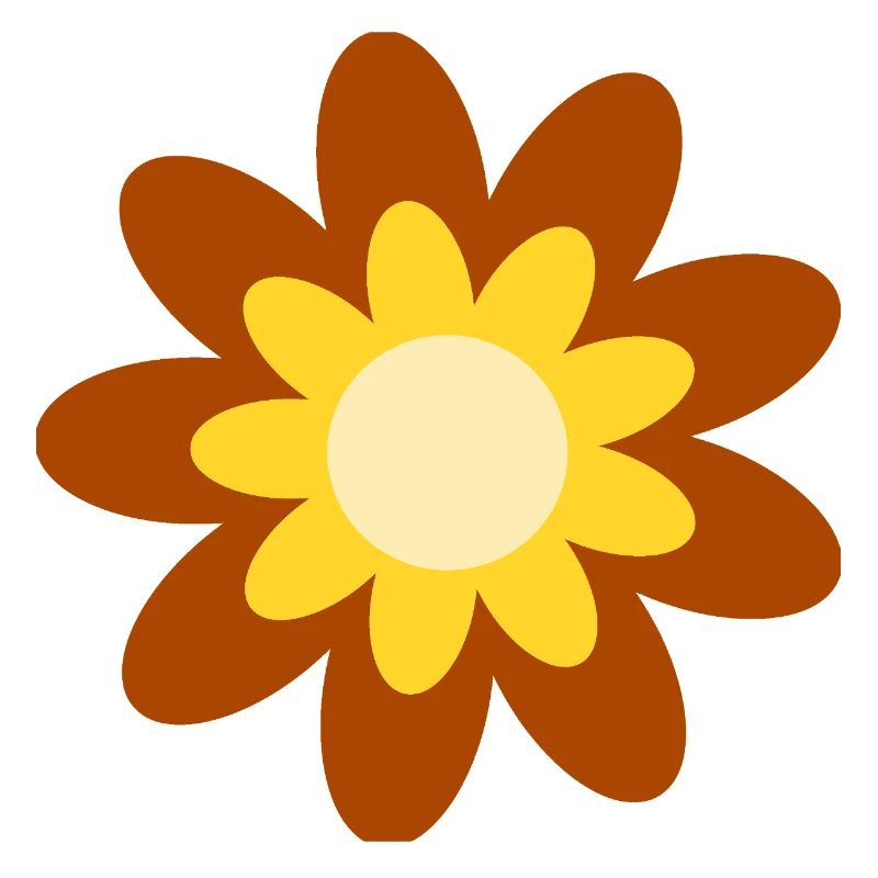 70s Flower Pattern Hippie Gift
