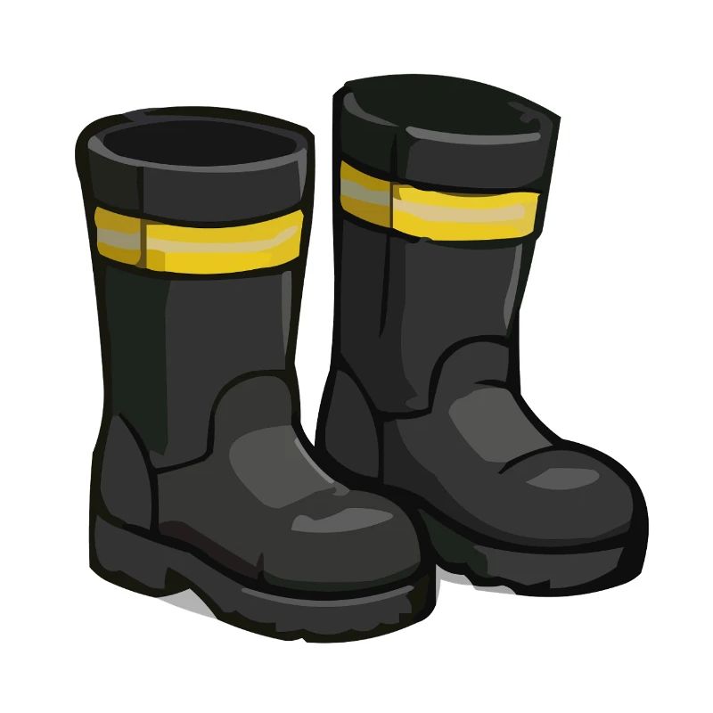 Bottes en caoutchouc Ruban jaune