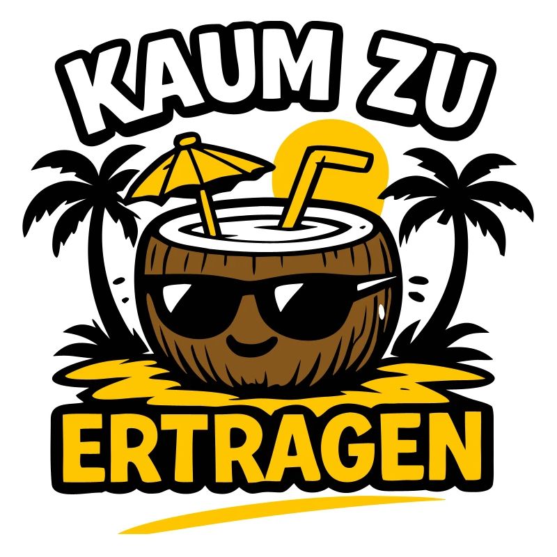 Kokosnuss Strandheld 