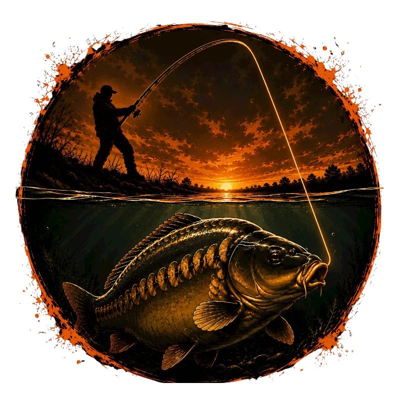 Conception de la pêche à la carpe par connexion de surface