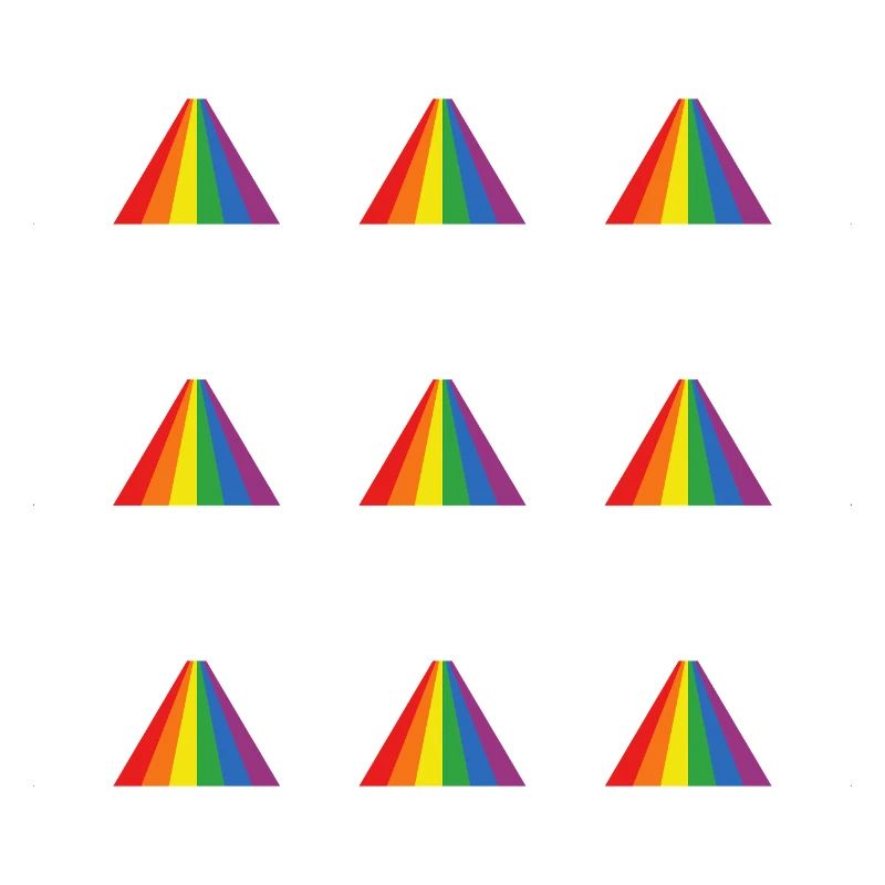 Rainbow Pyramid Pattern