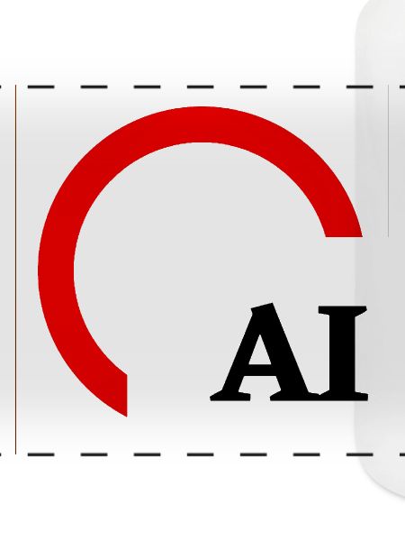 Rotes Hemisphärenbogenlogo