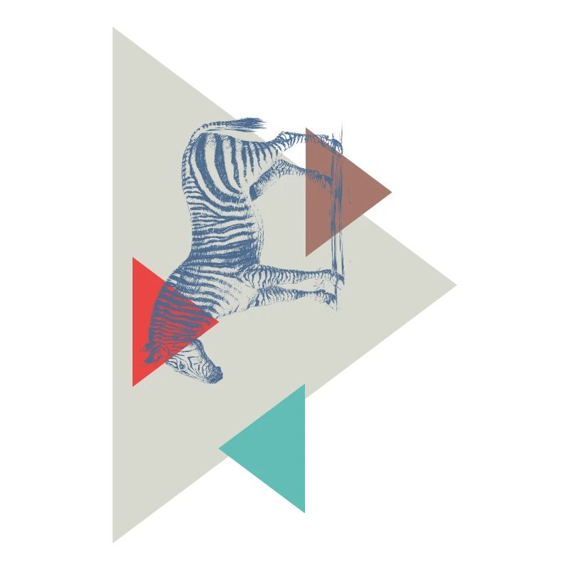 Conception de triangle de zèbre