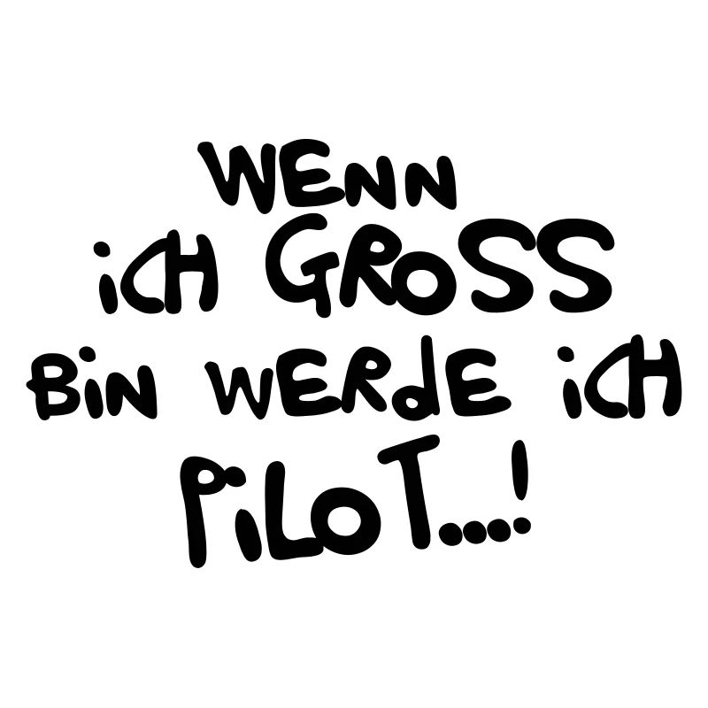 Ich werde Pilot