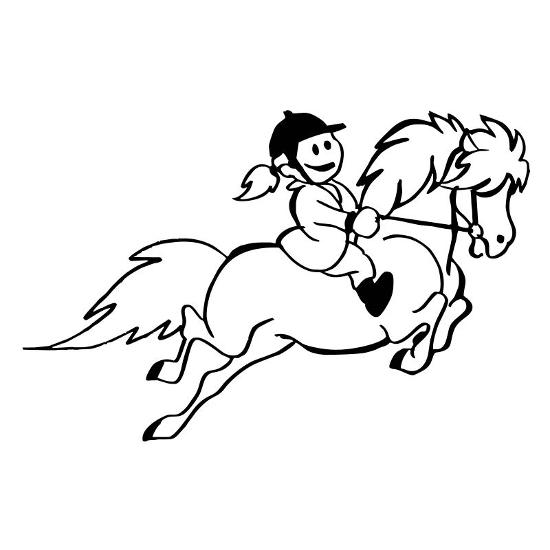 cavalière de poney