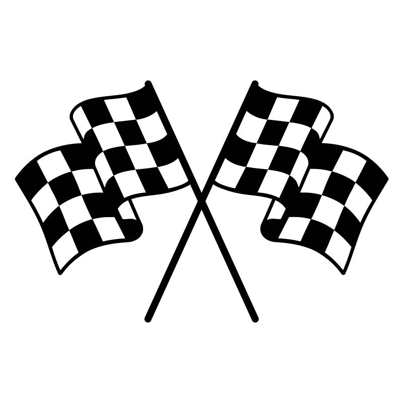 Drapeaux à Damier 1 couleur