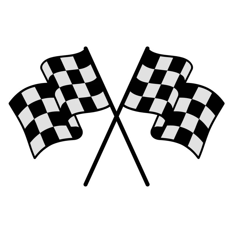 Drapeaux à Damier 2 couleur