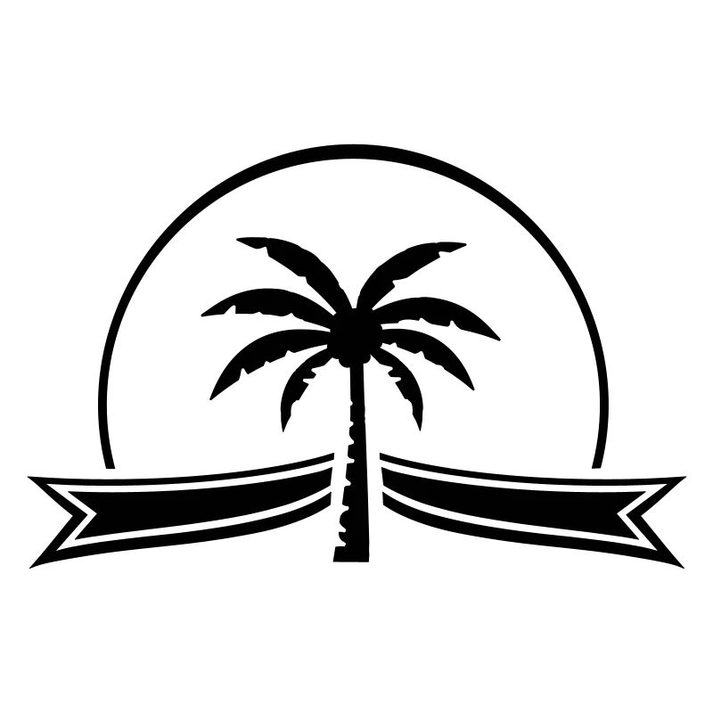 palm tree ribbon
